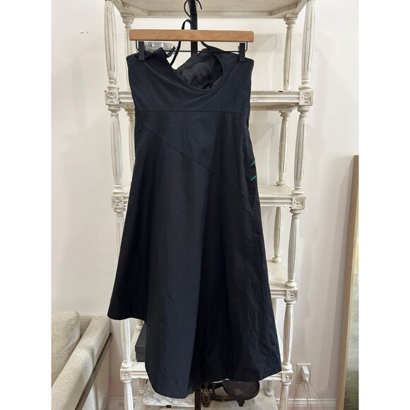 Anthropologie Yukiko Noritake Asymmetrical Floral Midi Dress Size Small Y2K - Picture 6 of 6